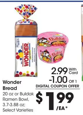 Ralphs Wonder Bread offer