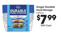 Ralphs Kroger Durable Food Storage offer