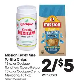 Ralphs Mission Fiesta Size Tortilla Chips offer