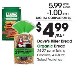 Ralphs Dave's Killer Bread Organic Bread offer