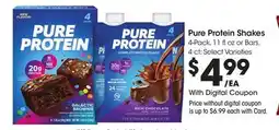 Ralphs Pure Protein Shakes offer