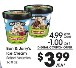 Ralphs Ben & Jerry's Ice Cream offer