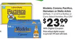 Ralphs Modelo, Corona, Pacifico, Heineken or Stella Artois offer