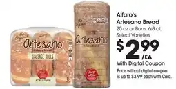 Ralphs Alfaro's Artesano Bread offer