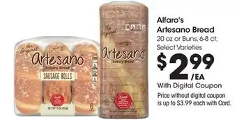 Ralphs Alfaro's Artesano Bread offer