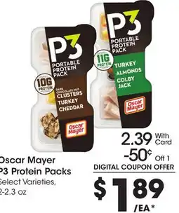 Ralphs Oscar Mayer P3 Protein Packs offer