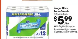 Ralphs Kroger Ultra Paper Towels offer