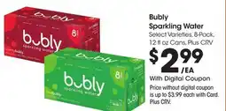 Ralphs Bubly Sparkling Water offer