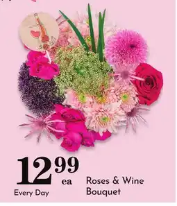 Pavilions Roses & Wine Bouquet offer