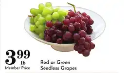 Pavilions Red or Green Seedless Grapes offer