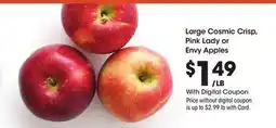 Ralphs Large Cosmic Crisp, Pink Lady or Envy Apples offer