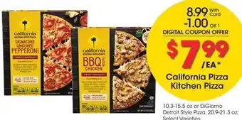 Ralphs California Pizza Kitchen Pizza offer