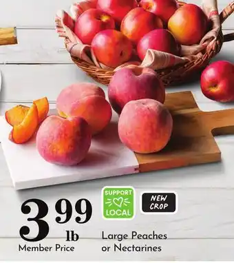 Pavilions Large Peaches or Nectarines offer
