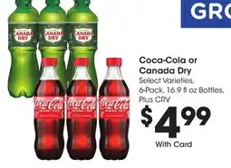 Ralphs Coca-Cola or Canada Dry offer
