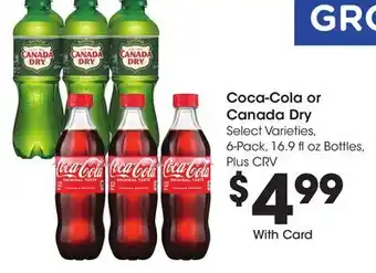 Ralphs Coca-Cola or Canada Dry offer
