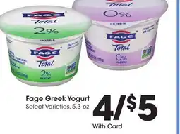 Ralphs Fage Greek Yogurt offer