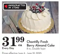 Pavilions Chantilly Fresh Berry Almond Cake offer