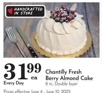 Pavilions Chantilly Fresh Berry Almond Cake offer