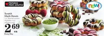 Pavilions Scratch Mochi Donuts offer