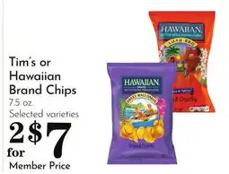 Pavilions Tim's or Hawaiian Brand Chips offer