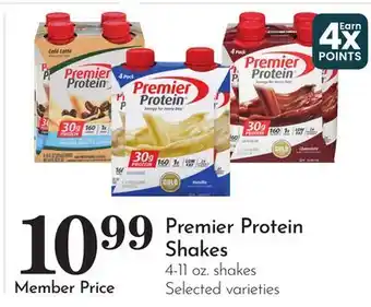 Pavilions Premier Protein Shakes offer