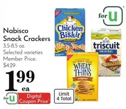 Pavilions Nabisco Snack Crackers offer