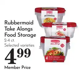 Pavilions Rubbermaid Take Alongs Food Storage offer