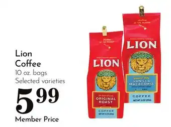 Pavilions Lion Coffee offer