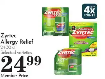 Pavilions Zyrtec Allergy Relief offer