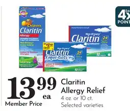 Pavilions Claritin Allergy Relief offer