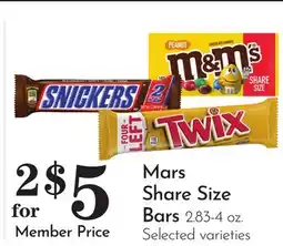 Pavilions Mars Share Size Bars offer
