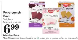 Pavilions Powercrunch Bars offer