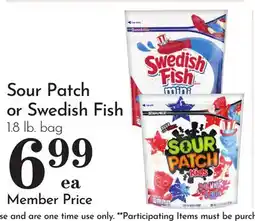 Pavilions Sour Patch or Swedish Fish offer