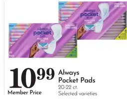 Pavilions Always Pocket Pads offer