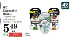 Pavilions BiC Disposable Razors offer