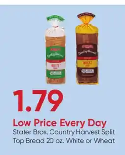 Stater Bros Stater Bros. Country Harvest Split Top Bread offer