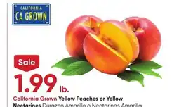 Stater Bros Yellow Peaches or Yellow Nectarines offer
