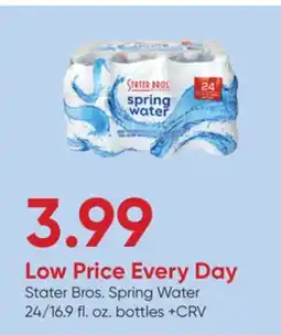 Stater Bros Stater Bros. Spring Water offer
