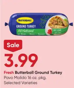 Stater Bros Fresh Butterball Ground Turkey offer