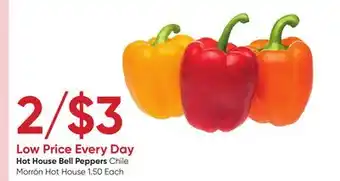 Stater Bros Hot House Bell Peppers offer