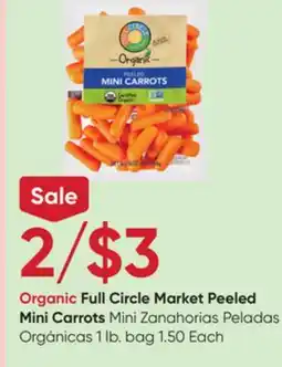 Stater Bros Full Circle Market Peeled Mini Carrots offer