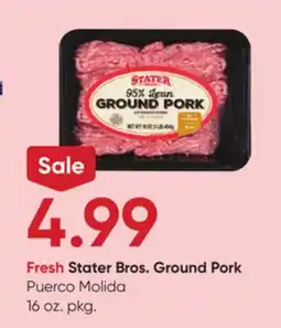 Stater Bros Fresh Stater Bros. Ground Pork offer