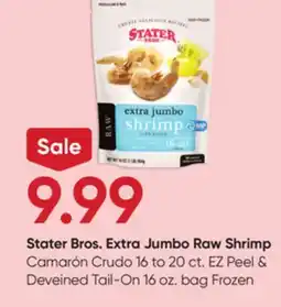 Stater Bros Stater Bros. Extra Jumbo Raw Shrimp offer