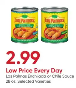 Stater Bros Las Palmas Enchilada or Chile Sauce offer
