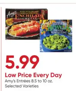 Stater Bros Amy's Entrées offer