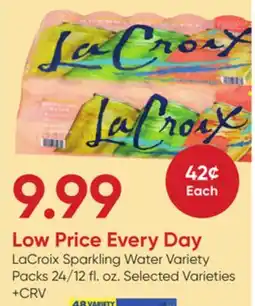 Stater Bros LaCroix Sparkling Water offer