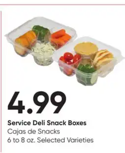 Stater Bros Service Deli Snack Boxes offer