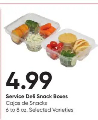 Stater Bros Service Deli Snack Boxes offer