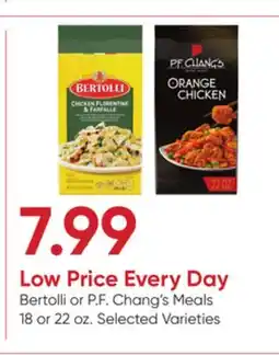 Stater Bros Bertolli or P. F. Chang's Meals offer