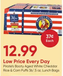 Stater Bros Pirate's Booty Aged White Cheddar Rice & Corn Puffs offer
